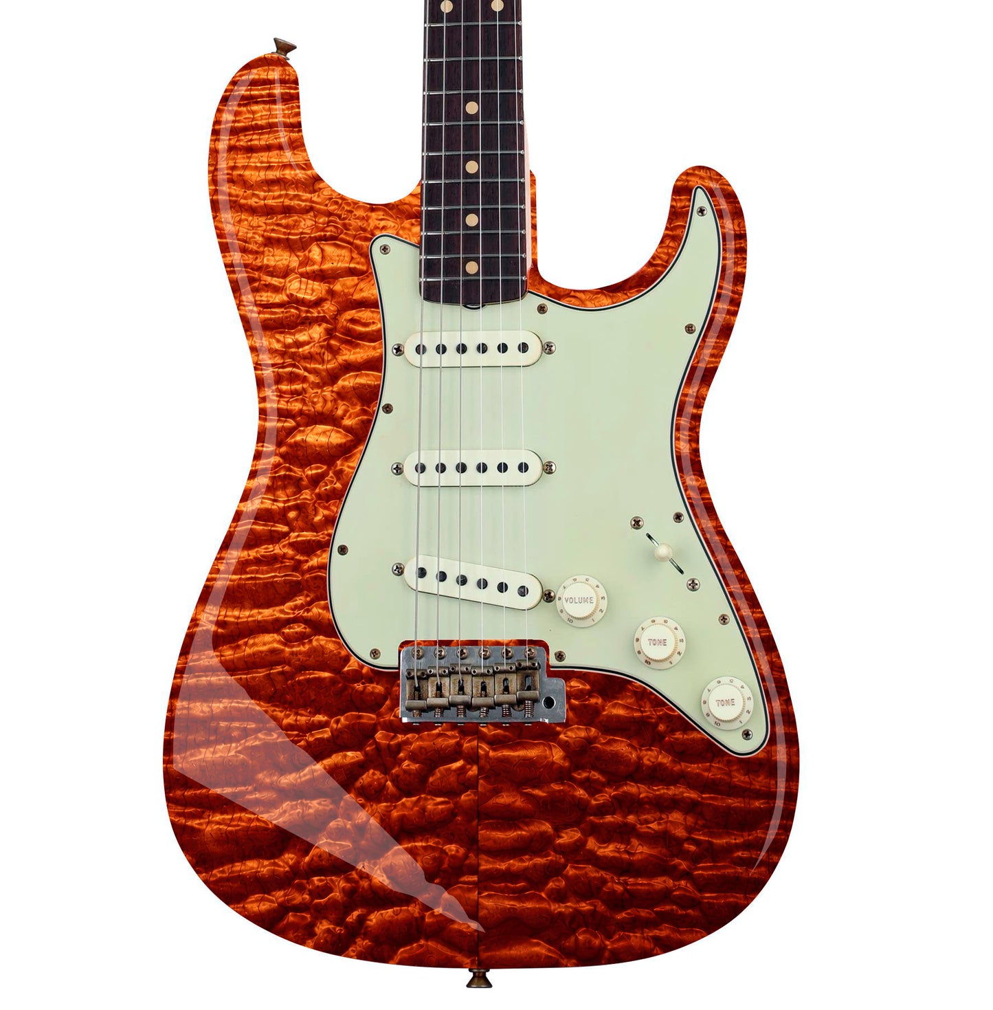 Custom Guitar Wrap The Umber Maple Airlease Laminated Vinyl Print for Guitars or Bass