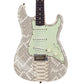 Custom Guitar Wrap The White Python Airlease Laminated Vinyl Print for Guitars or Bass