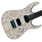 Custom Guitar Wrap The White Python Airlease Laminated Vinyl Print for Guitars or Bass