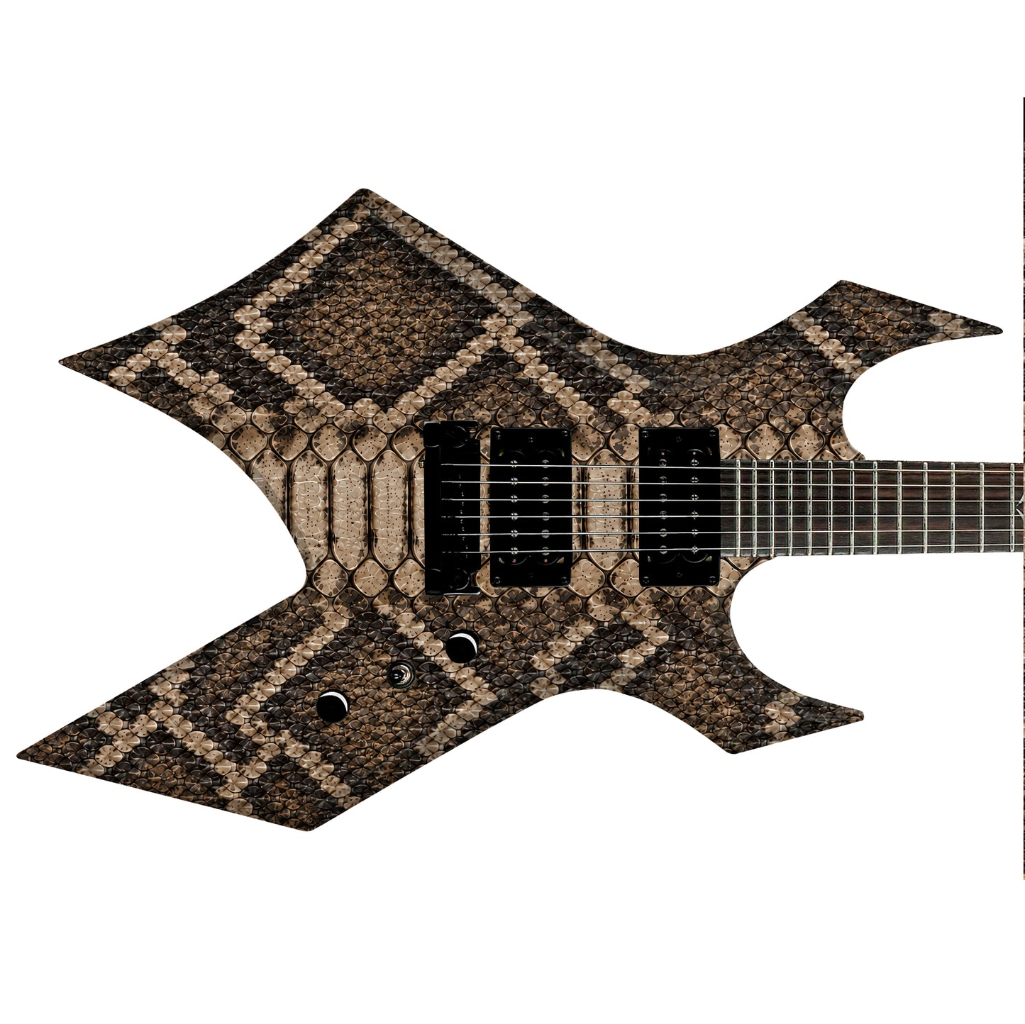 Custom Guitar Wrap The Python Laminated Airlease Vinyl Print for Guitars or Bass