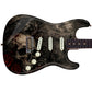 Custom Guitar Skin Wrap The Moonlight Skull Laminated Airlease Vinyl Print for Guitars or Bass