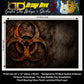 Custom Guitar Wrap The Corroded Metal Laminated Airlease Vinyl Print for Guitars or Bass Mod