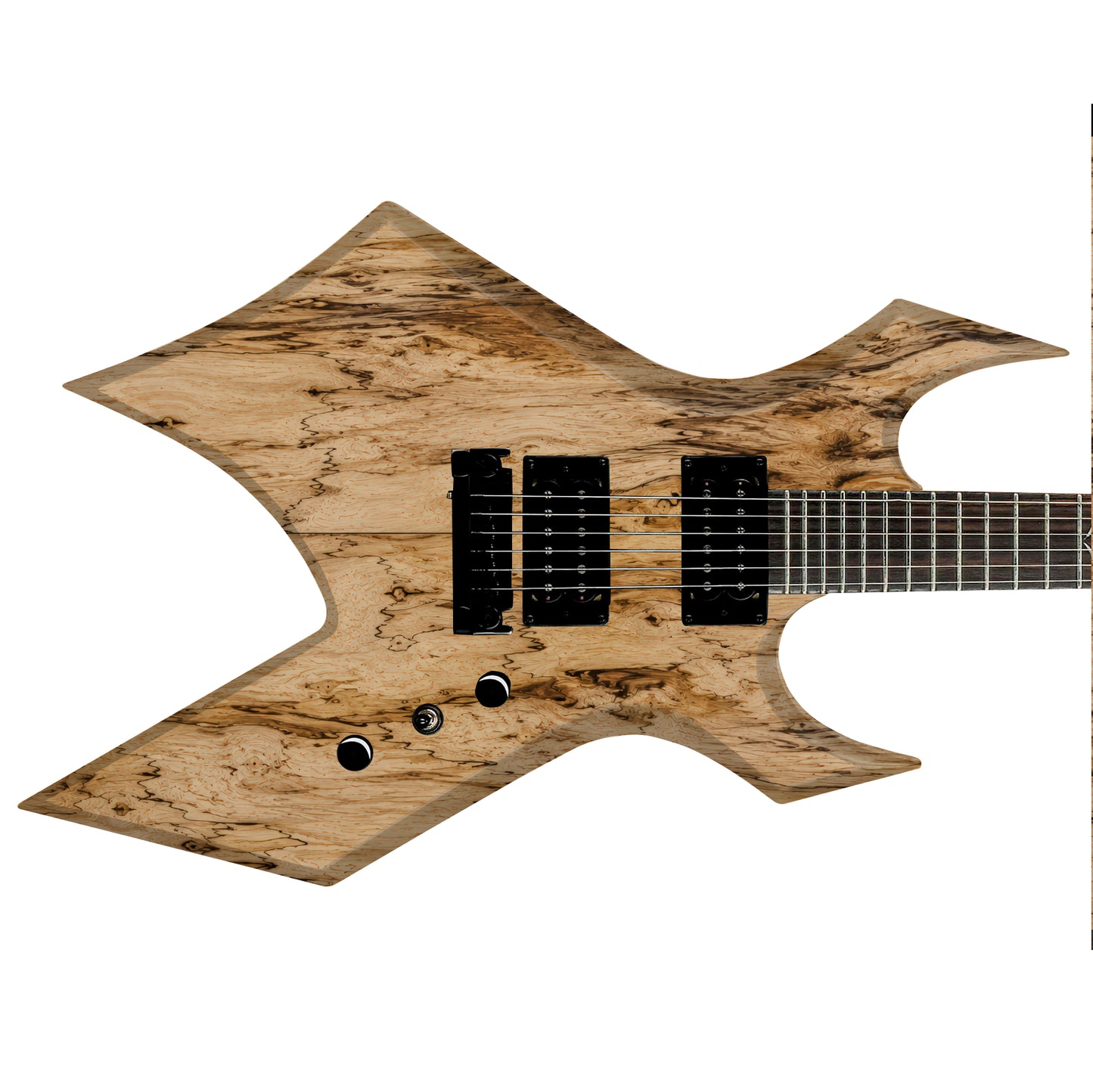 Custom Guitar Wrap The Spalted Maple Laminated Airlease Vinyl Print for Guitars or Bass Mod