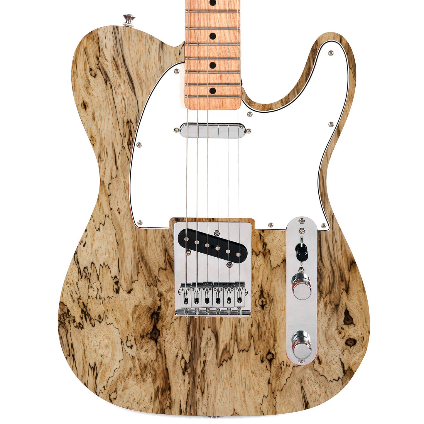 Custom Guitar Wrap The Spalted Maple Woodgrain Vinyl Print for Guitars or Bass