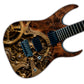 Custom Guitar Wrap The Steampunk Gears Vinyl Print for Guitars or Bass