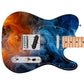 Custom Guitar Wrap The Liquid Ink Dance Vinyl Print for Guitars or Bass