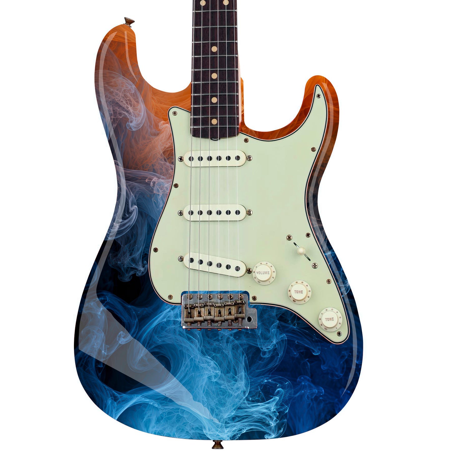 Custom Guitar Wrap The Liquid Ink Dance Vinyl Print for Guitars or Bass