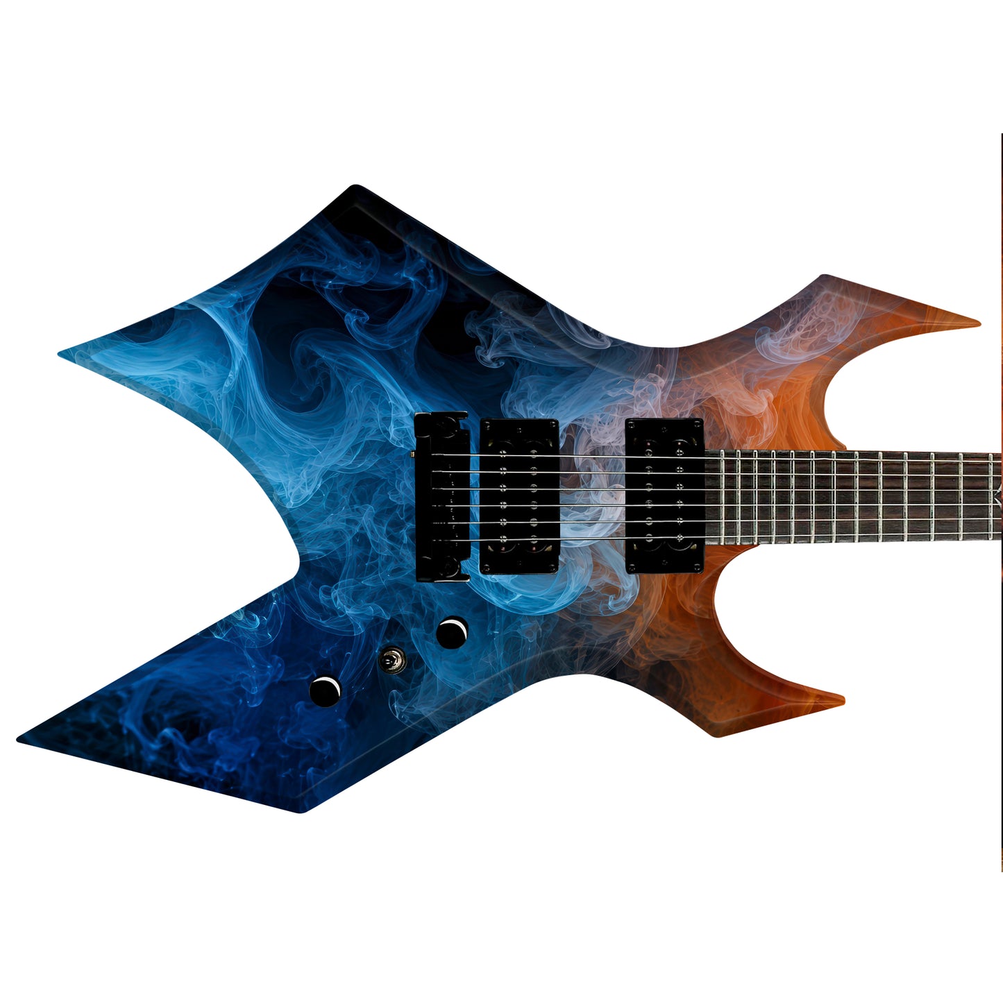 Custom Guitar Wrap The Liquid Ink Dance Vinyl Print for Guitars or Bass