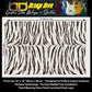 Custom Guitar Wrap The Bengal Tiger 80's Vinyl Print for Guitars or Bass