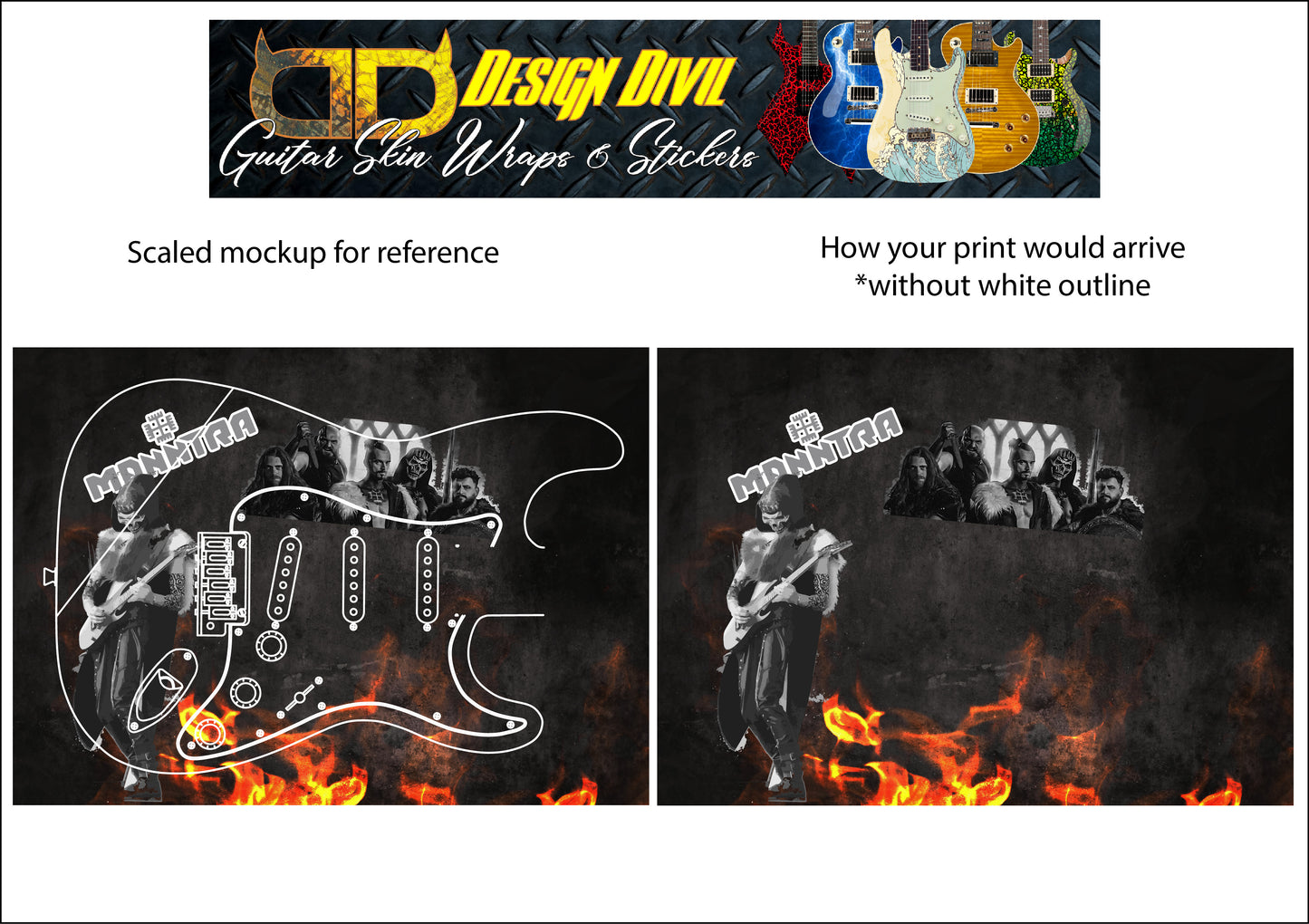 Custom guitar wrap -Thorsten