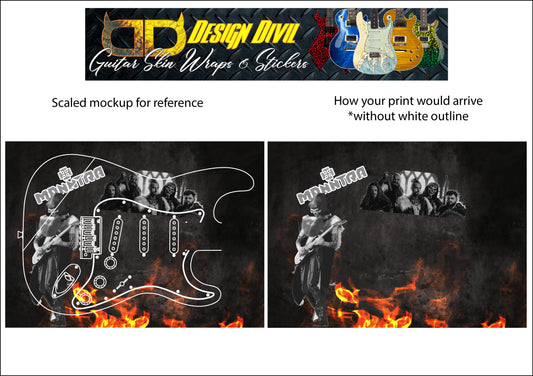 Custom guitar wrap -Thorsten