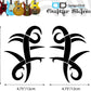 Customized Tribal War Decal Sticker for Guitars & Basses 6 Colour Options.