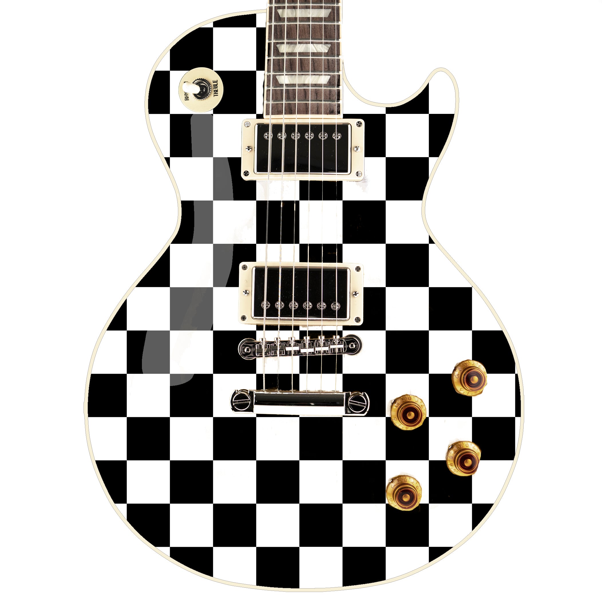 Gibson Guitar Logo Decal/Sticker - 6 Inch Vinyl, Self-Adhesive, USA Made