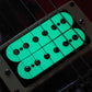 Luminous Guitar Pickup Inlay Decal Stickers. Glow in the Dark Vinyl ,7 Sets.