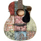 Acoustic/Electric Guitar Skin Wrap Vinyl Decal Sticker 'Bohemian Patches' GS146