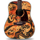 Acoustic/Electric Guitar Skin Wrap Vinyl Decal Sticker Abstract Floral GS162