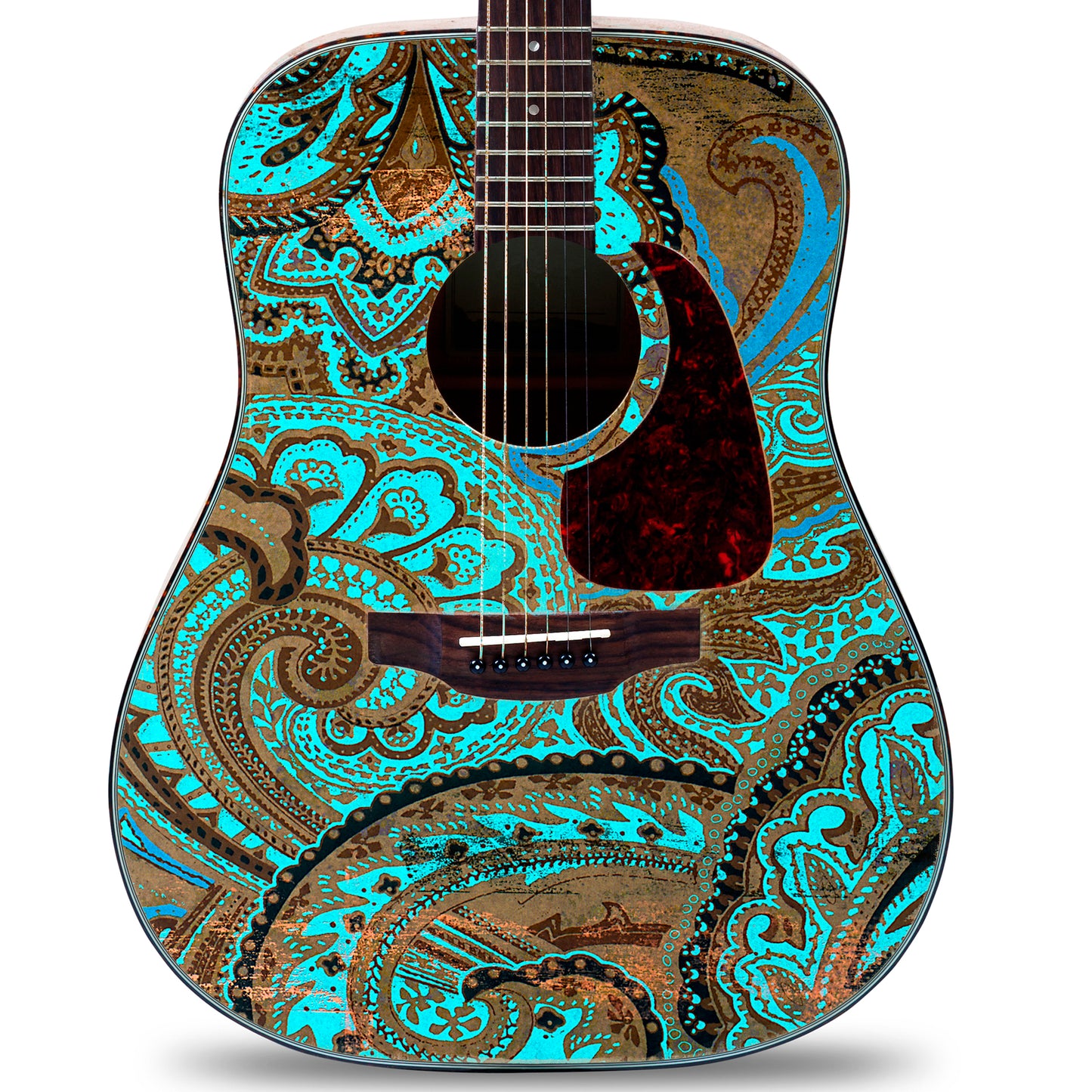 Acoustic/Electric Guitar Skin Wrap Vinyl Decal Sticker Modern Lace GS169