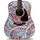 Acoustic/Electric Guitar Skin Wrap Vinyl Decal Sticker Modern Lace GS170