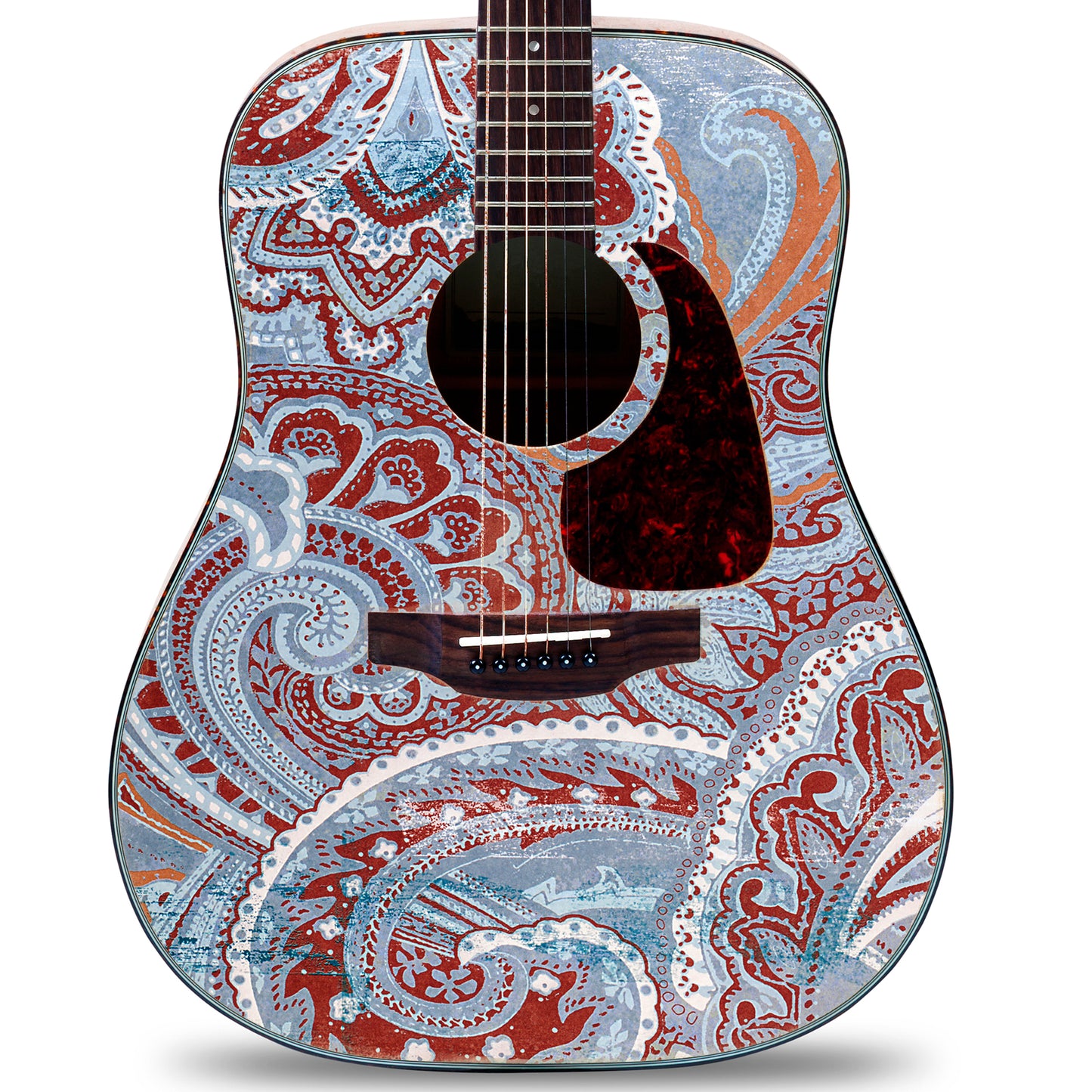 Acoustic/Electric Guitar Skin Wrap Vinyl Decal Sticker Modern Lace GS170