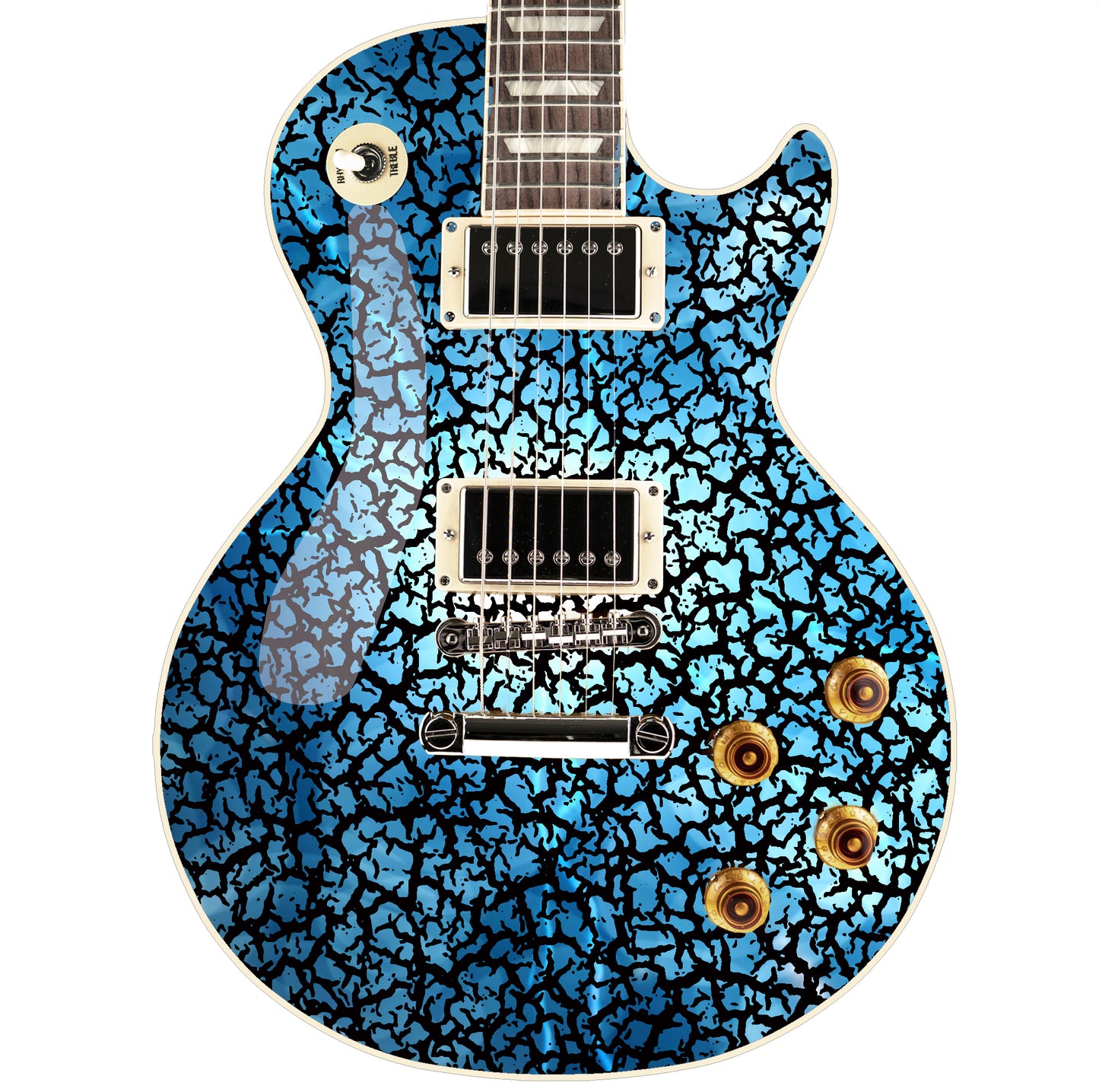 The Crackle Selection Guitar/Bass Vinyl Skin Wrap Decal Sticker Skin. Night Sky  GS202