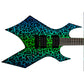 80's Metal Crackle Paint Selection Guitar/Bass Skin Wrap Sticker Skin. Slime Line GS210