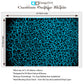80's Metal Crackle Paint Selection Guitar/Bass Skin Wrap Sticker Skin. Blue Move GS215