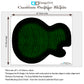 LP Type Guitar Skin Wrap Vinyl Decal Sticker Flamed Maple Dark Green Burst GS44