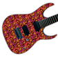 Guitar, Bass or Acoustic Skin Wrap Laminated Vinyl Decal Sticker. 60's Paisley GS61