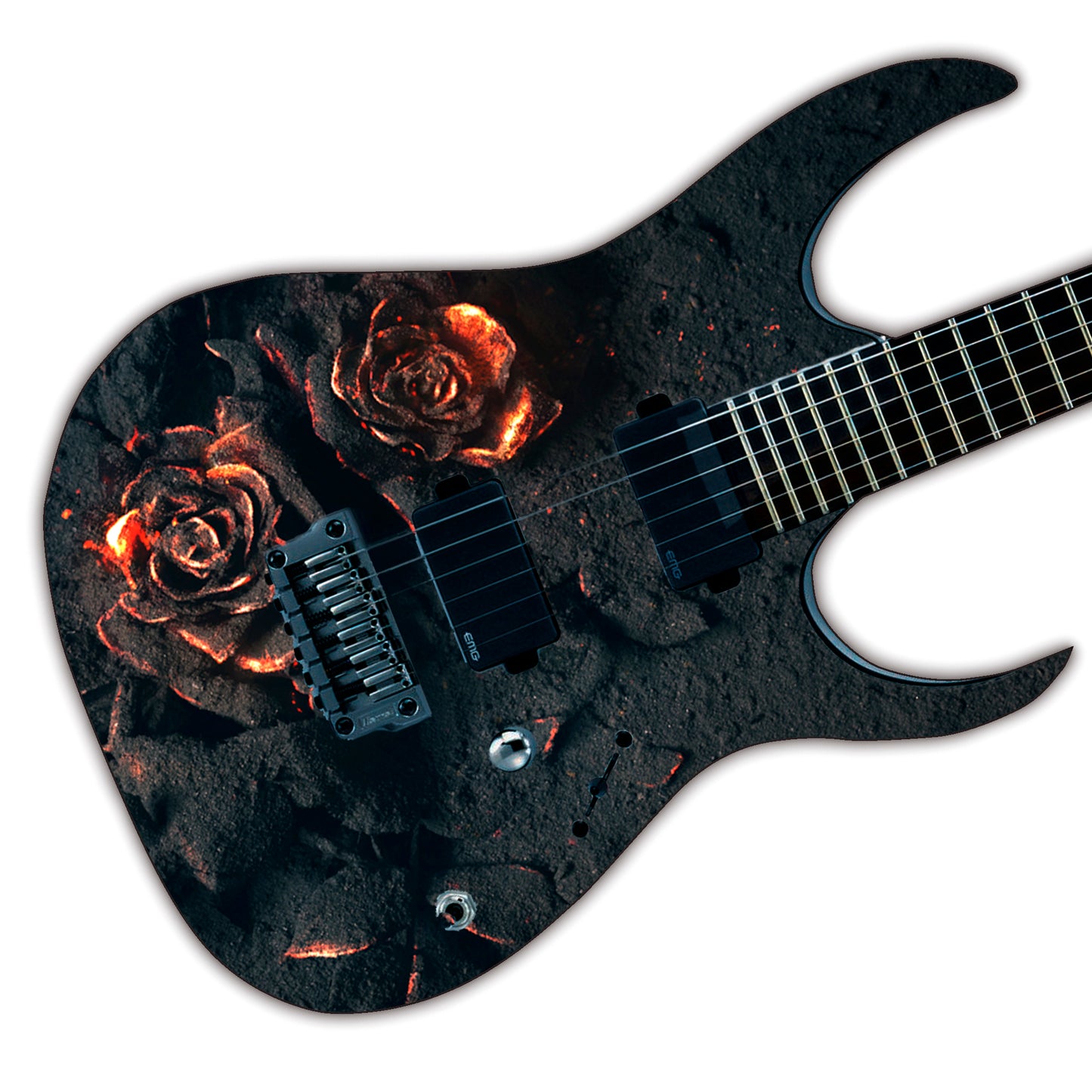 Guitar, Bass or Acoustic Skin Wrap Laminated Vinyl Decal Sticker The Ash Roses GS71
