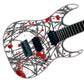 Guitar, Bass or Acoustic Skin Wrap Laminated Vinyl Decal Sticker The Blood Wire GS98