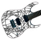 Guitar, Bass or Acoustic Skin Wrap Laminated Vinyl Decal Sticker The Barb Wire GS99