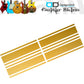 Wide Custom Racing Stripe Decal Stickers for Guitars & Basses. Colour Options Available